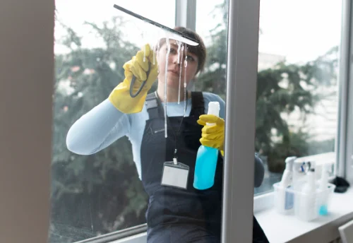 Nettoyage de vitres intérieures et extérieures à Auzon